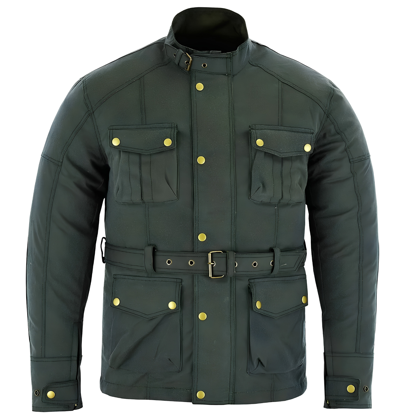mens waterproof jacket – wax cotton armoured motorcycle jacket