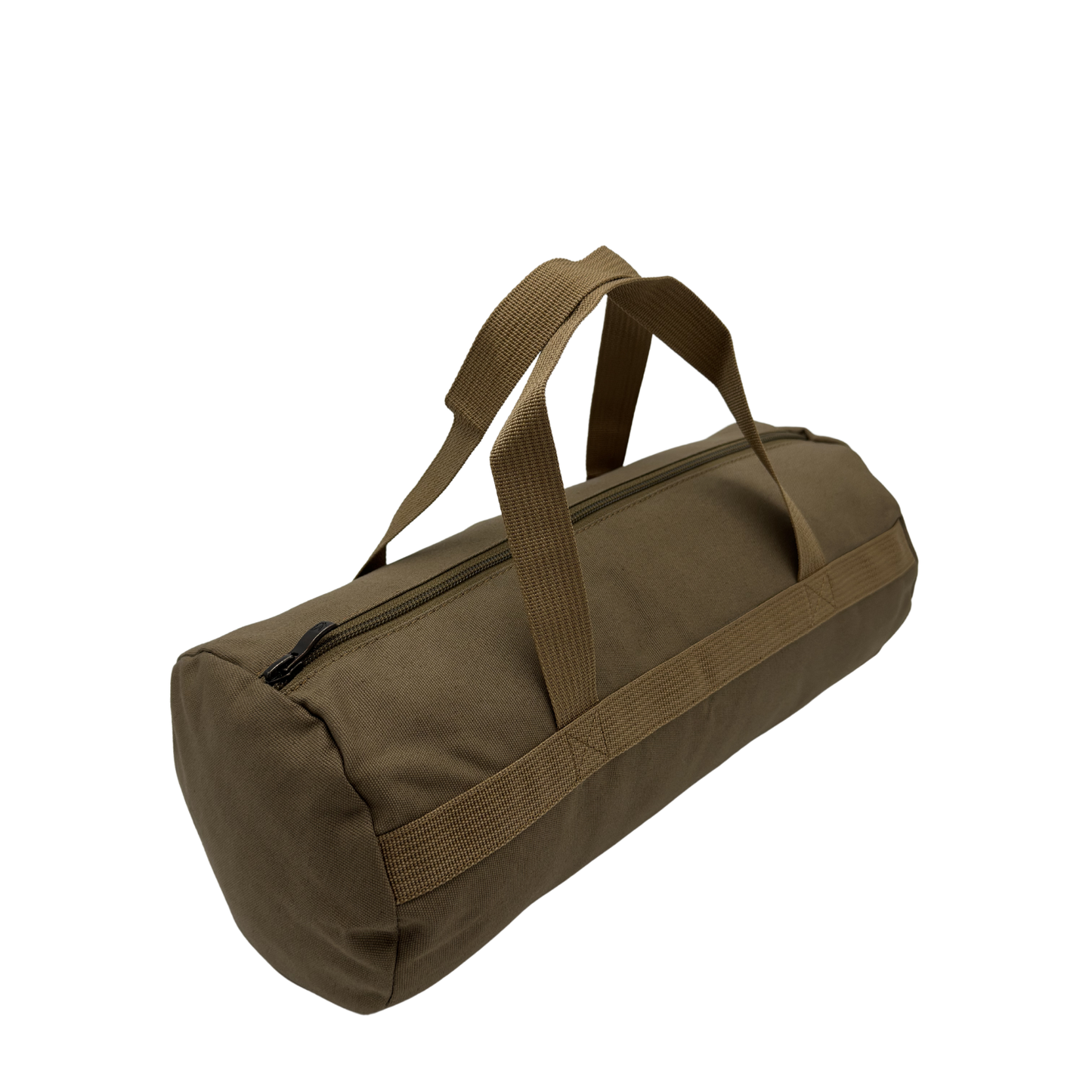 heavy duty canvas small tool bag | cylindrical electrician pouch
