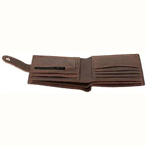 mens wallet genuine leather rfid bifold wallet with coin pocket