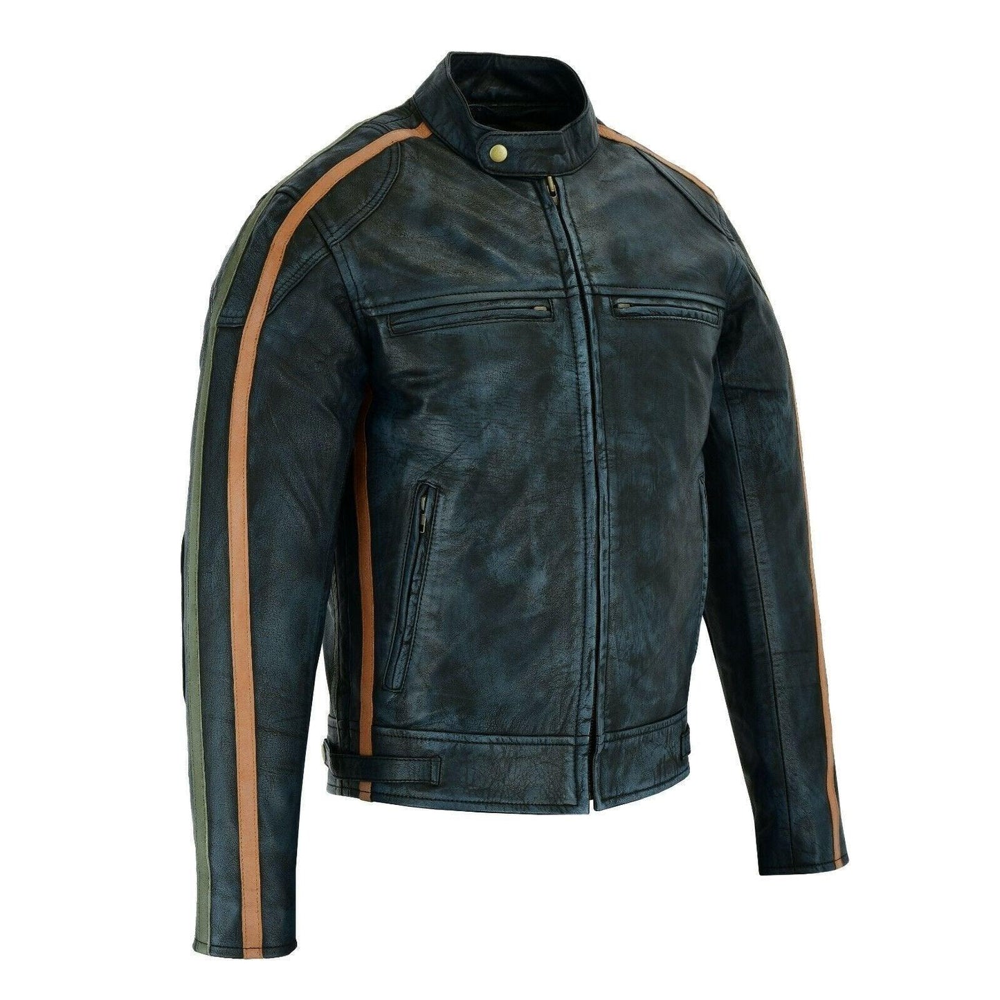 premium jacket biker leather for vintage motorcycle style