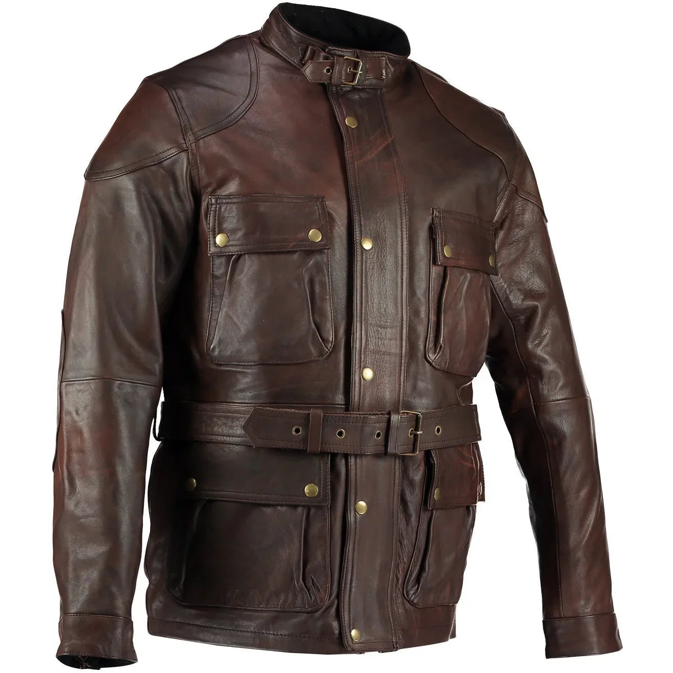 men's biker jackets benjamin button premium long leather jacket