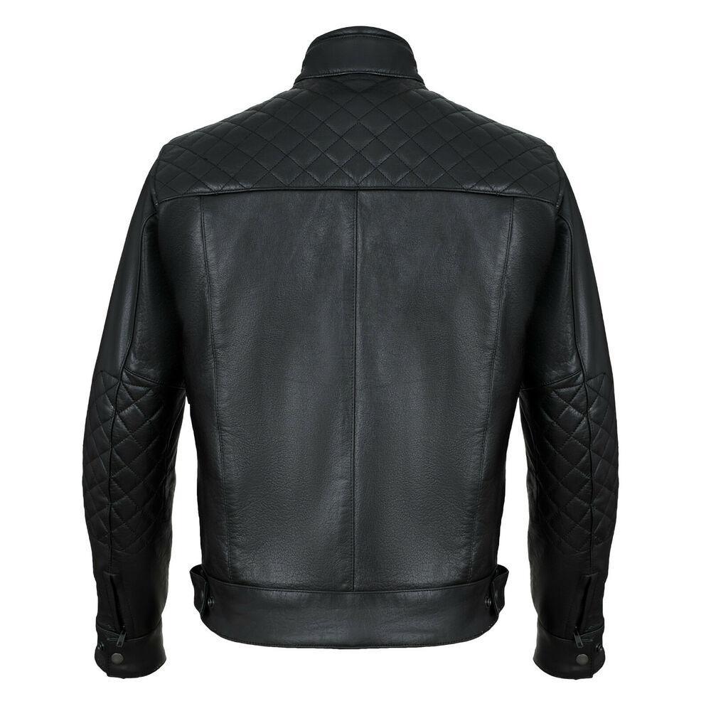 motorcycle leather jacket in premium cowhide with ce protection