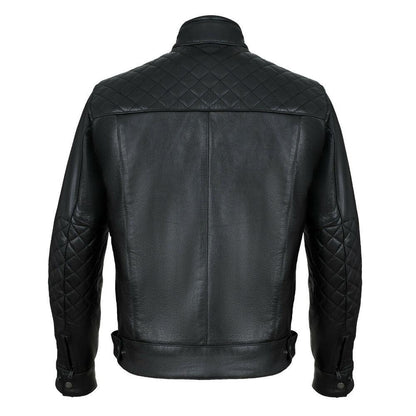Motorcycle Leather Jacket in Premium Cowhide with CE Protection