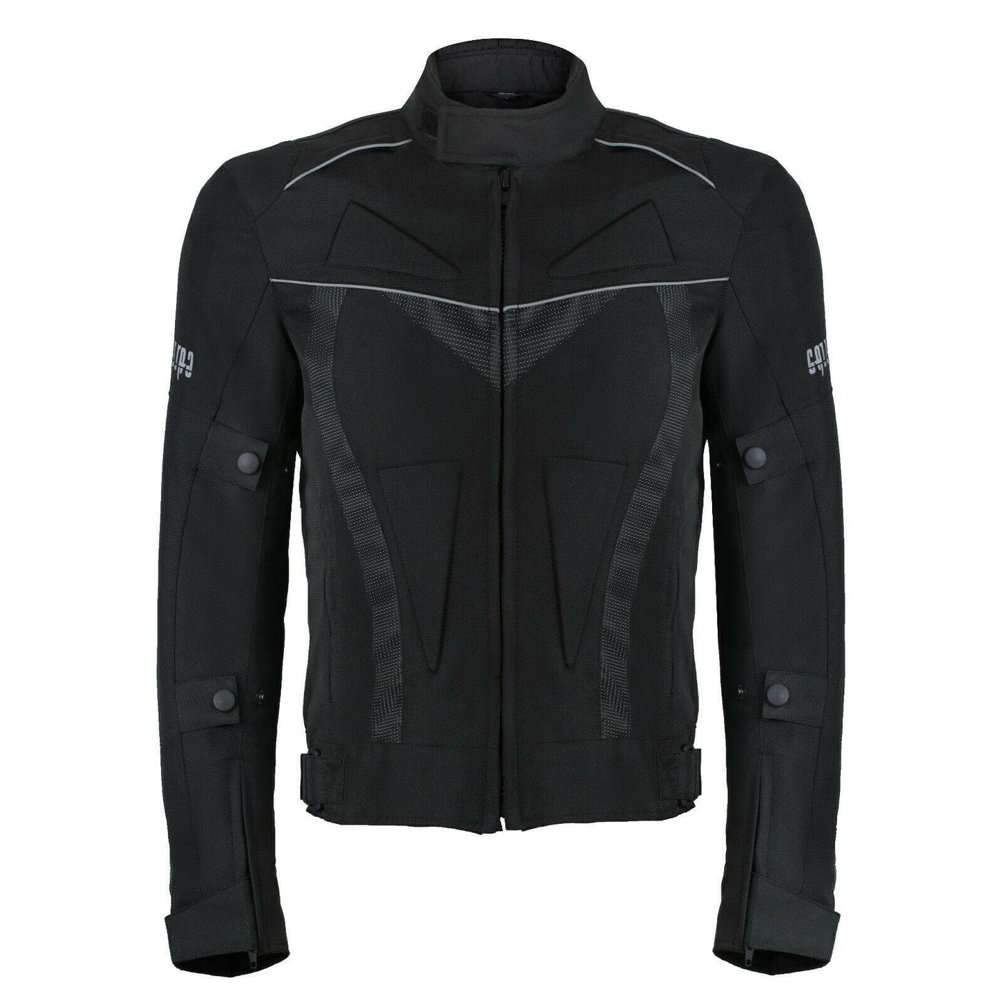 0620 mens fabric armoured motorcycle biker jacket -