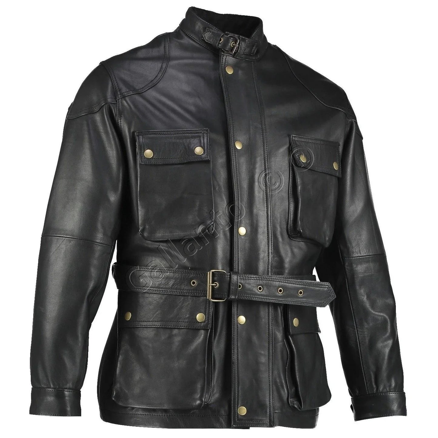 men's biker jackets benjamin button premium long leather jacket