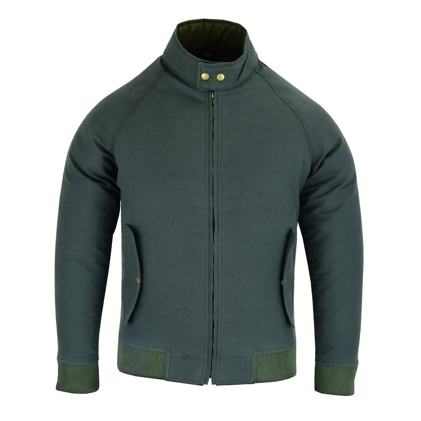 wax cotton armoured bomber jacket for men