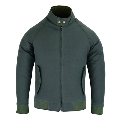 Wax Cotton Armoured Bomber Jacket for Men