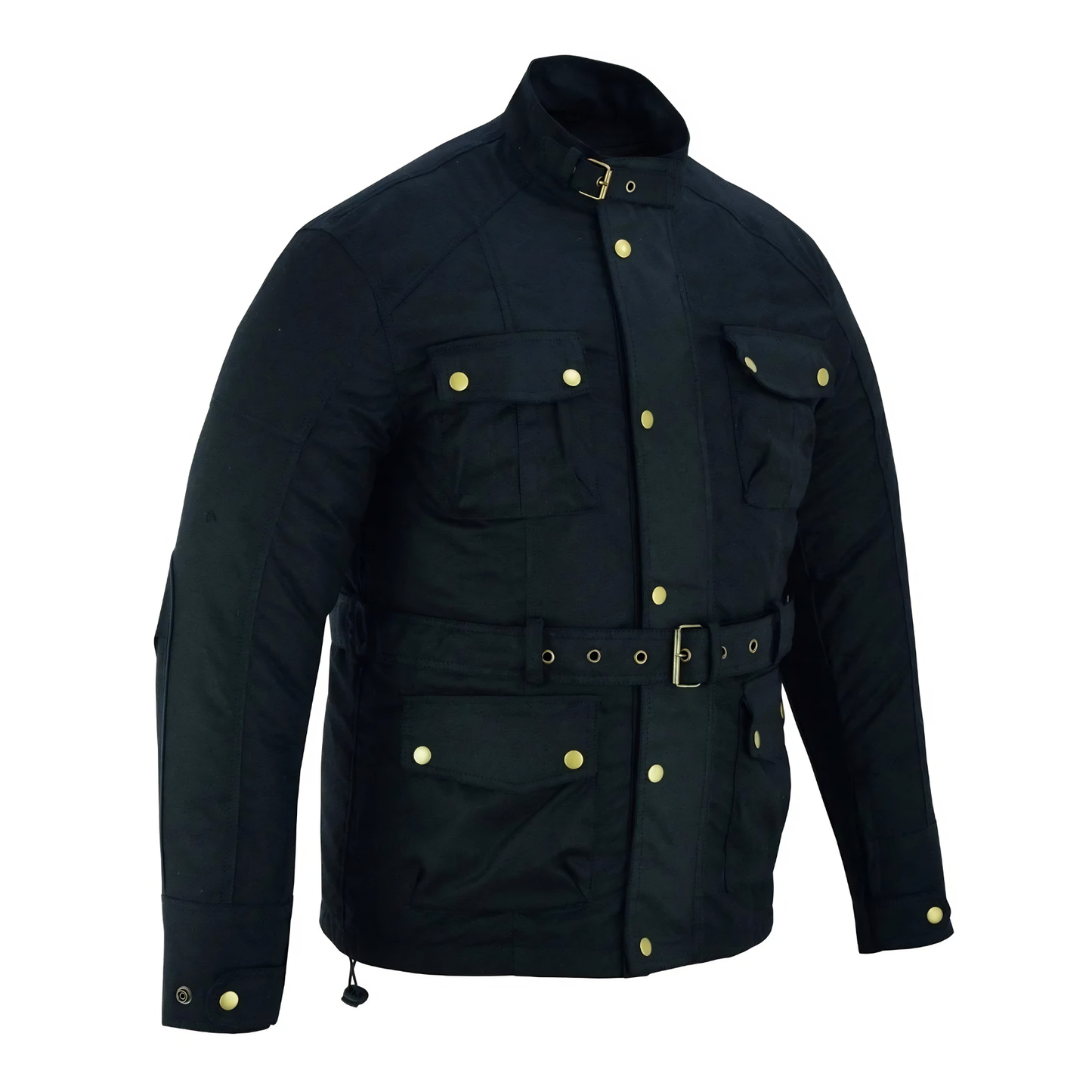 mens waterproof jacket – wax cotton armoured motorcycle jacket