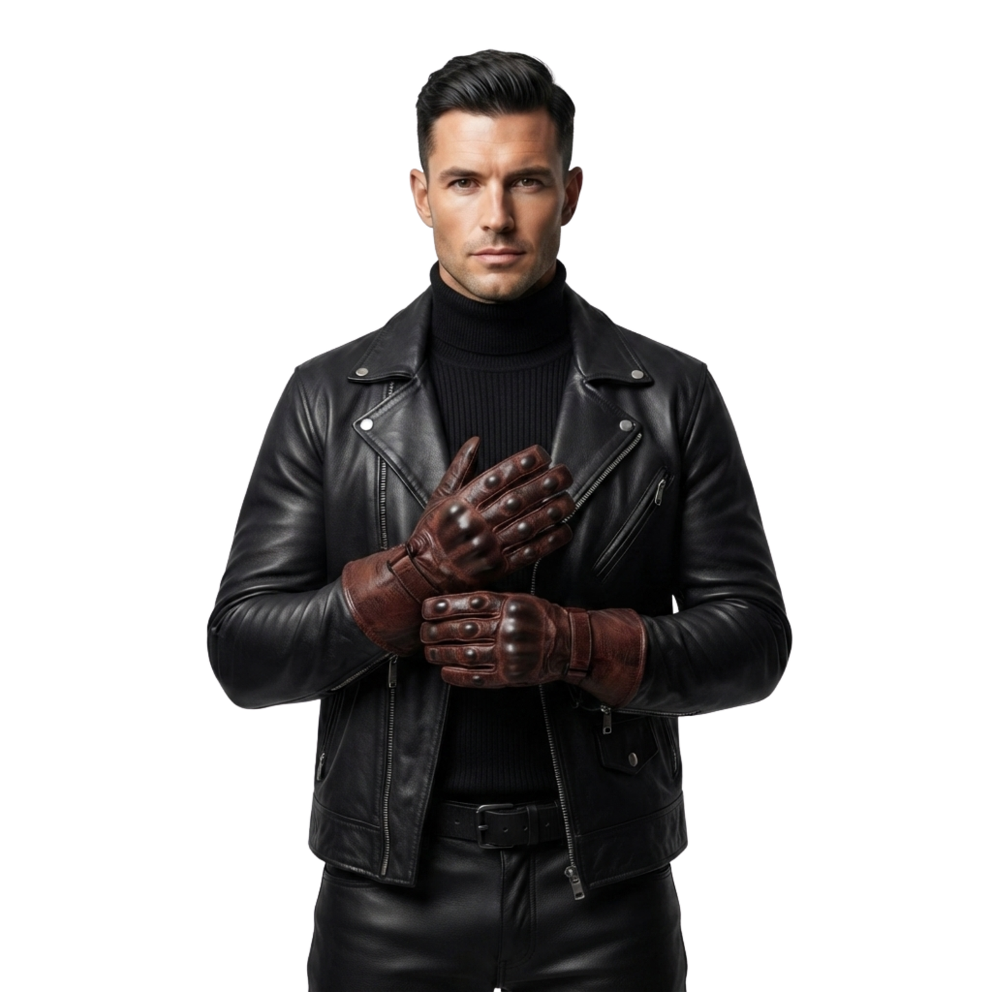 waterproof motorcycle gloves-armored thermal winter moto gear