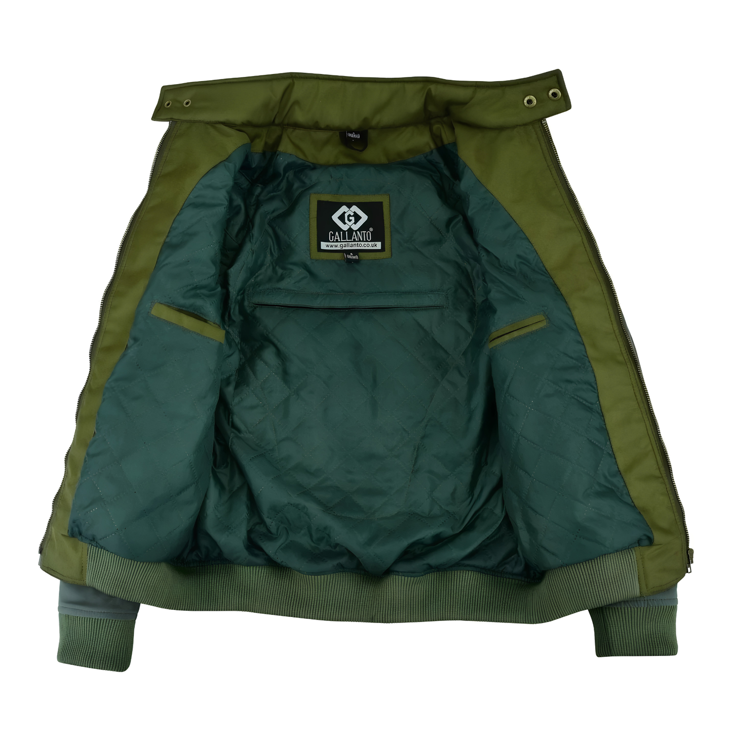 wax cotton armoured bomber jacket for men