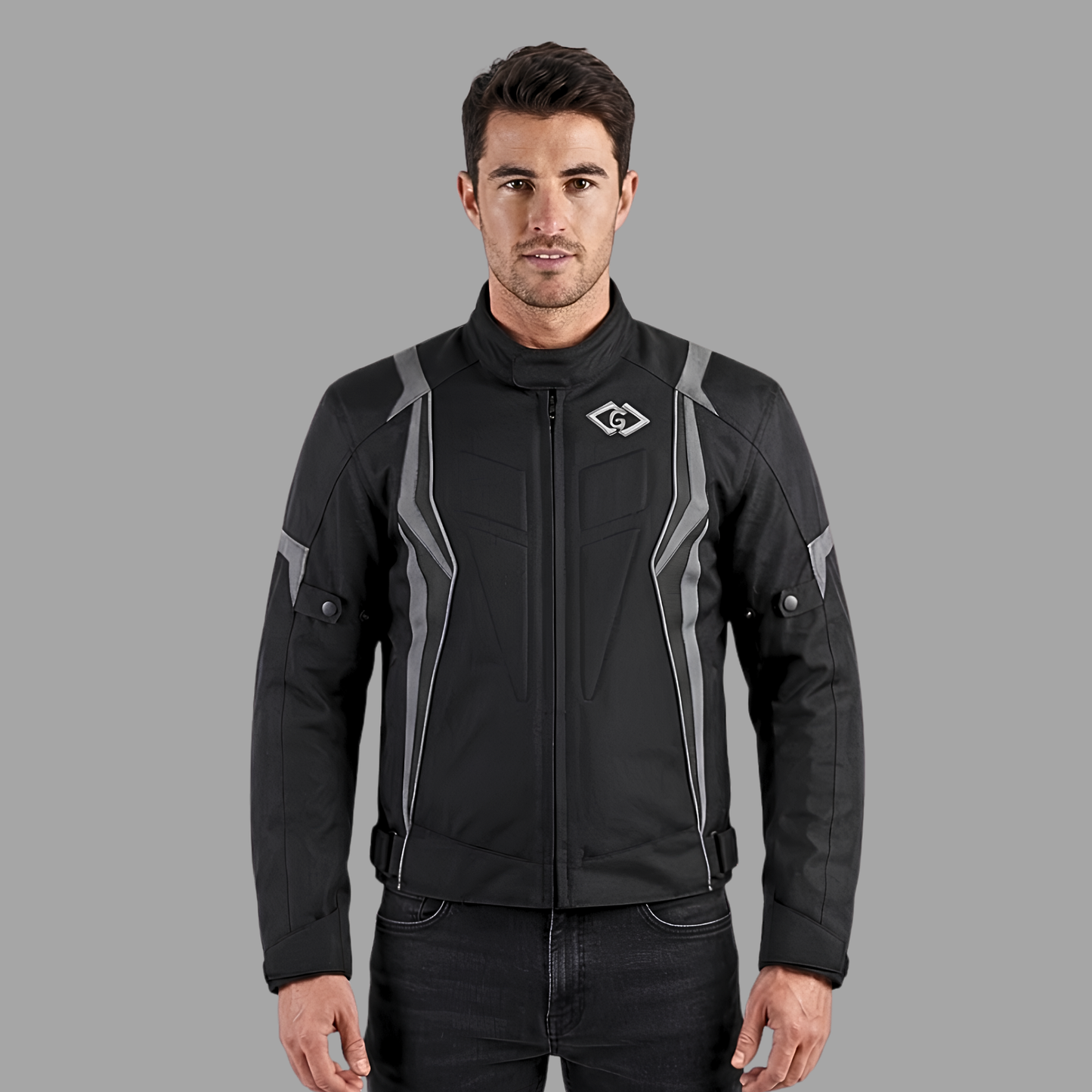 textile riding jacket for men – waterproof cordura ce armour