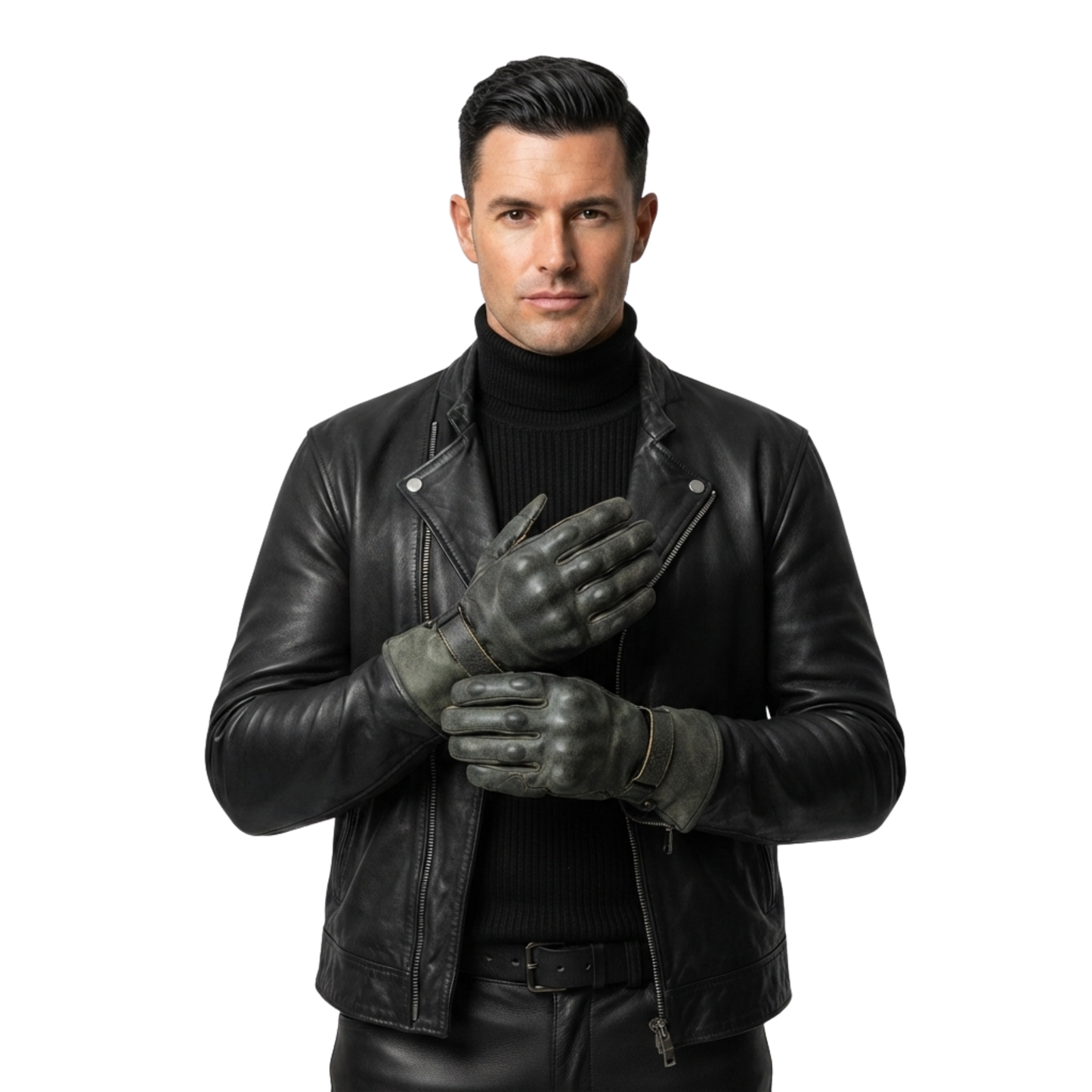 waterproof motorcycle gloves-armored thermal winter moto gear