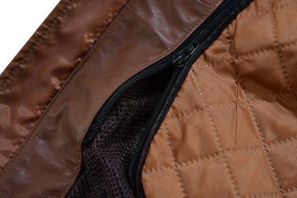 Wax Leather British Motor Jacket for Men