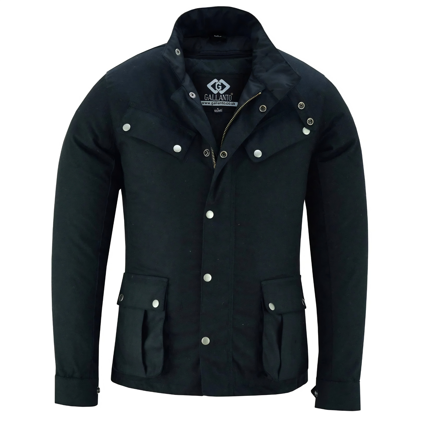 zodiac waxed cotton motorcycle textile biker jacket