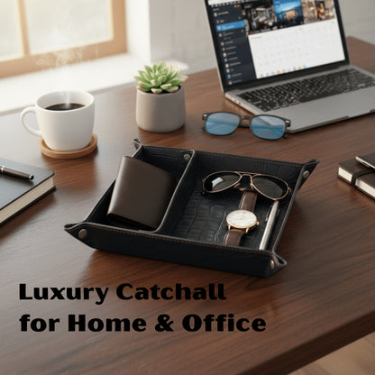 Leather Desk Organiser for a Smart and Clutter-Free Workspace