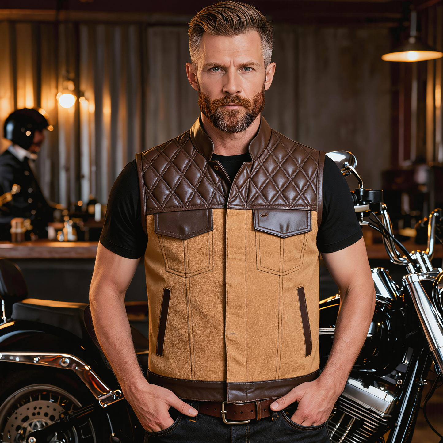 sons of anarchy vest for motorcycle club and biker style