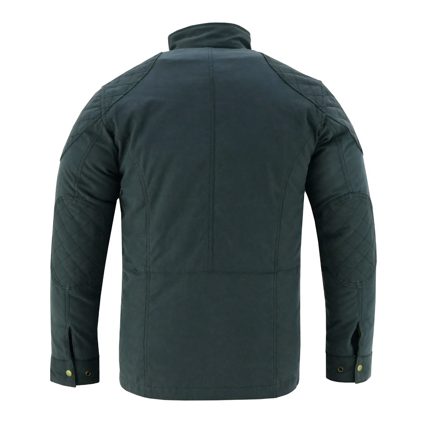 waxed cotton biker jacket – vintage armoured motorcycle coat