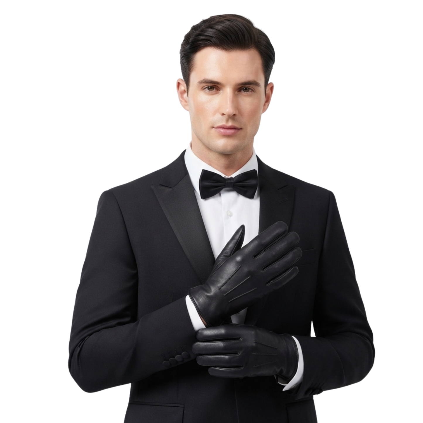 leather gloves – premium cashmere lined touchscreen fashion gloves