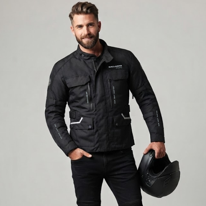 Textile Motorcycle Jacket Waterproof CE Armoured Touring Jacket
