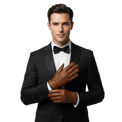 Leather Gloves – Premium Cashmere Lined Touchscreen Fashion Gloves
