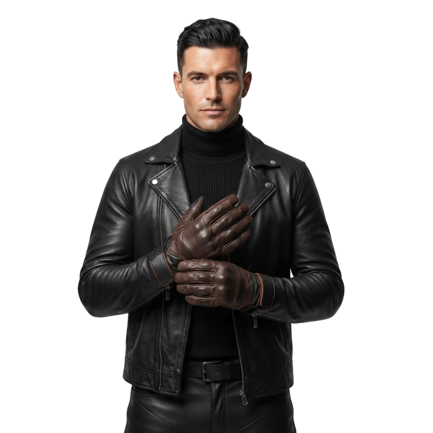 winter gloves premium cowhide motorcycle riding gear