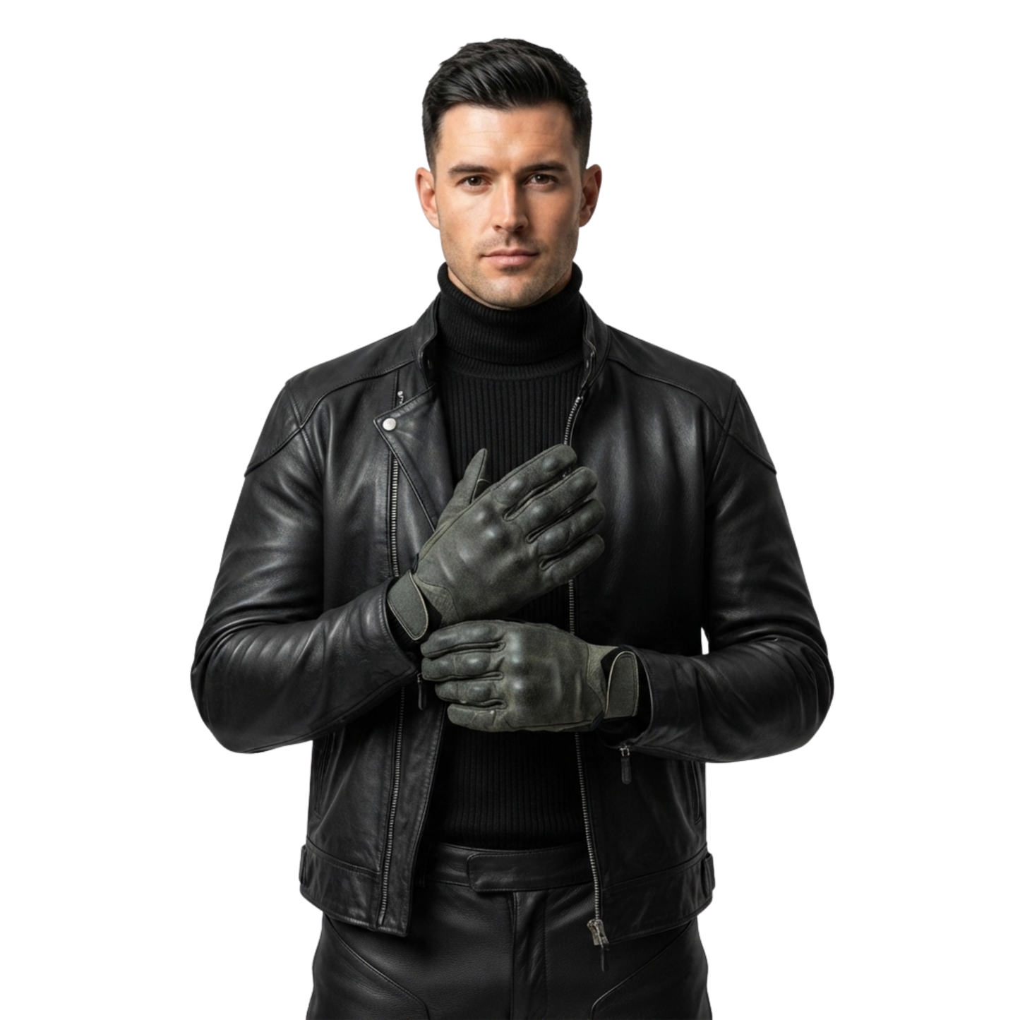 winter gloves premium cowhide motorcycle riding gear