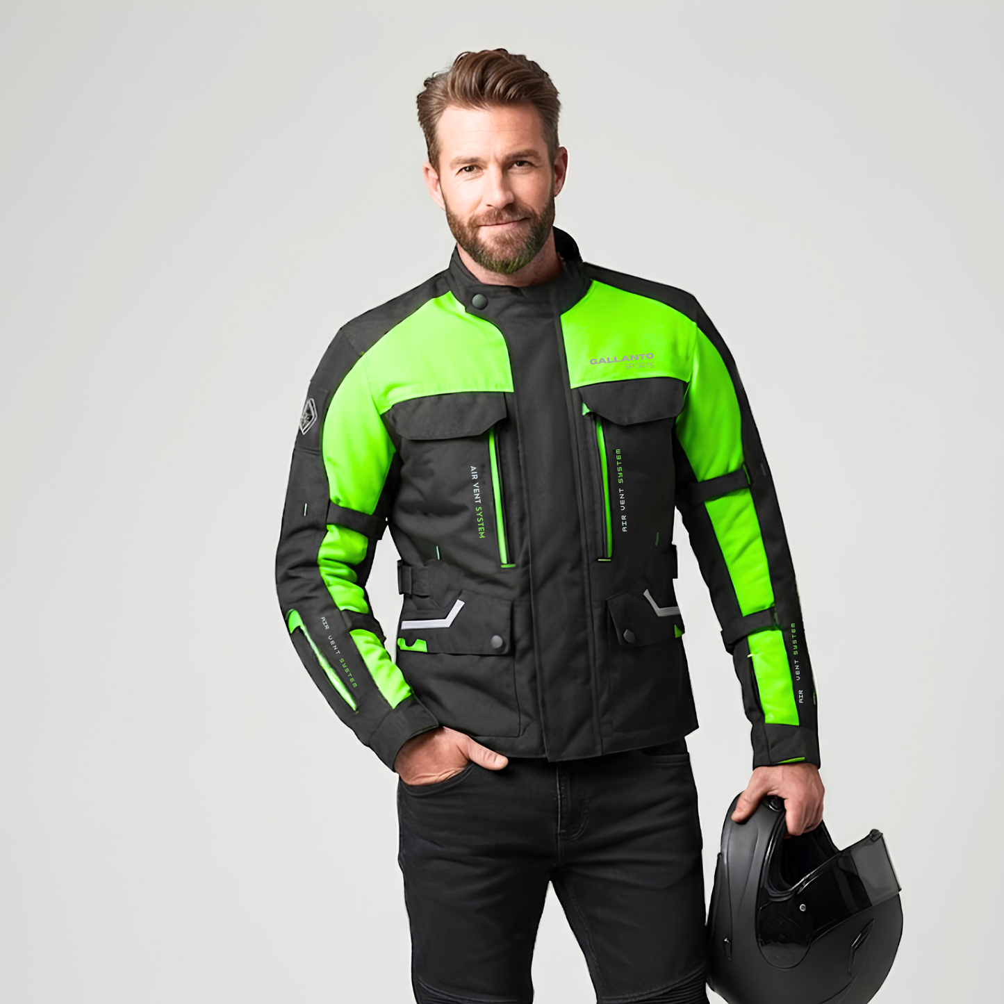 textile motorcycle jacket waterproof ce armoured touring jacket