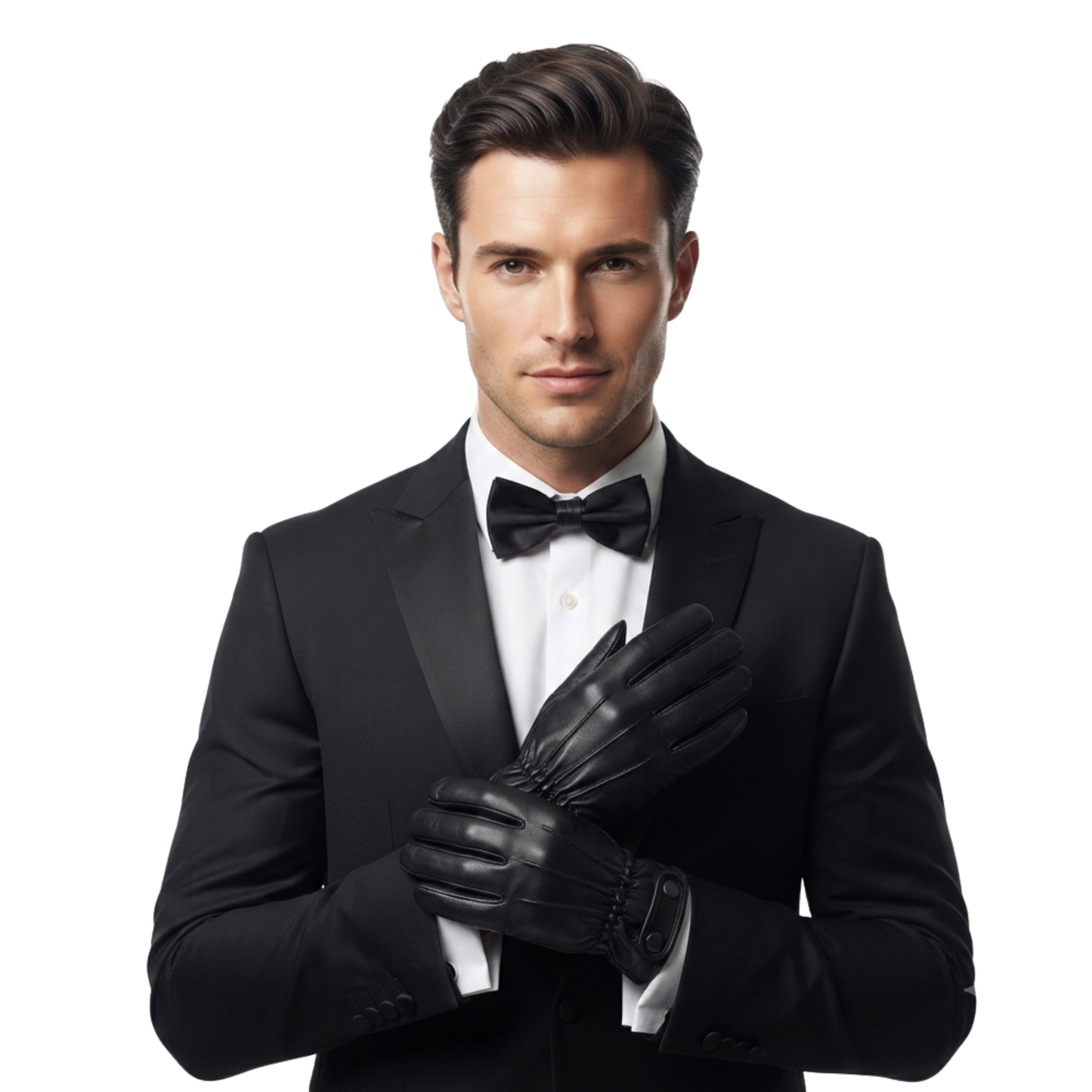 leather gloves – soft sheepskin winter touchscreen gloves for men