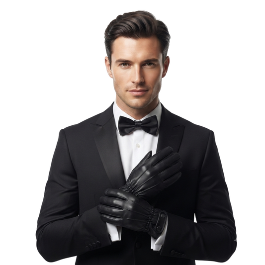 Leather Gloves – Soft Sheepskin Winter Touchscreen Gloves for Men