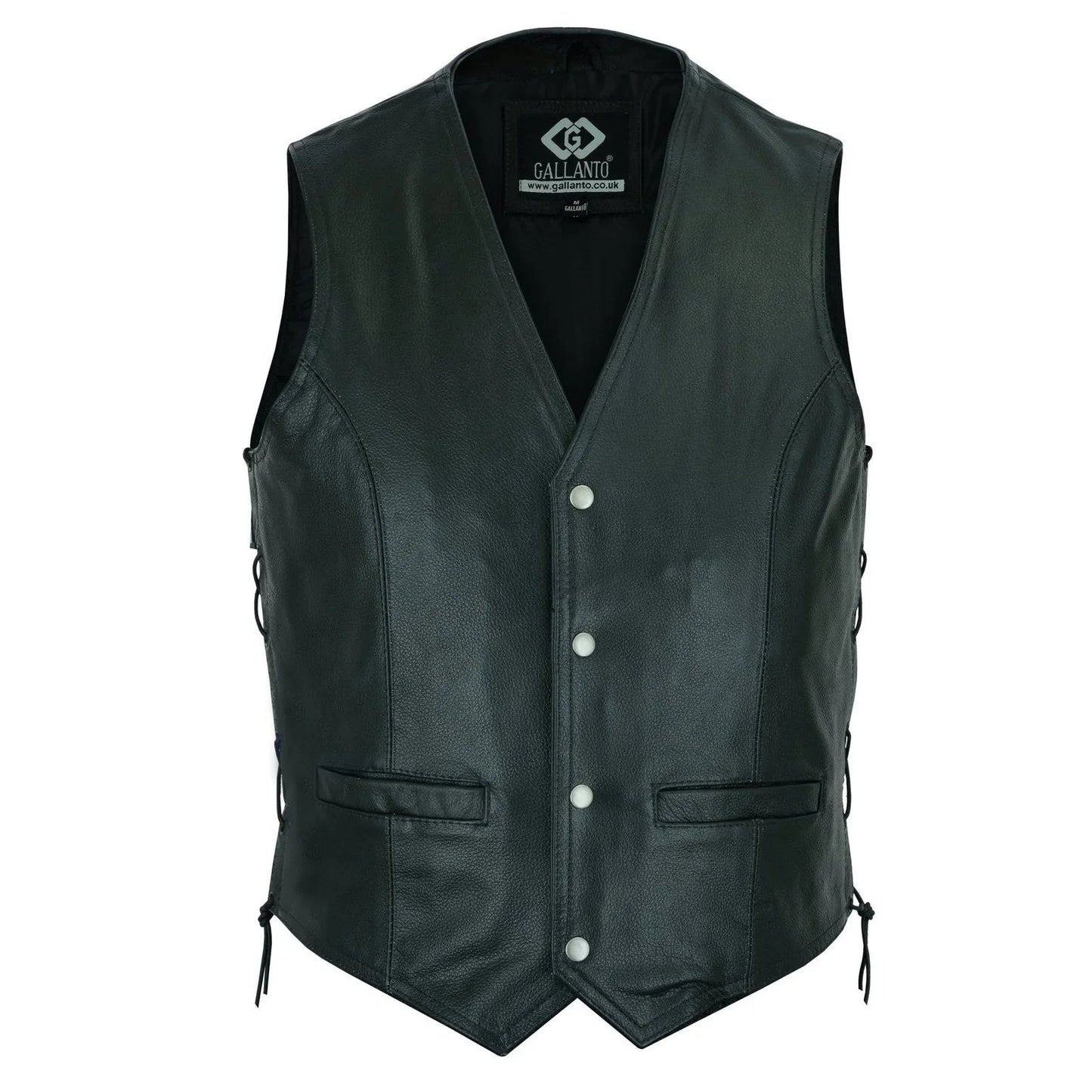 mens designer leather vest for timeless biker fashion style