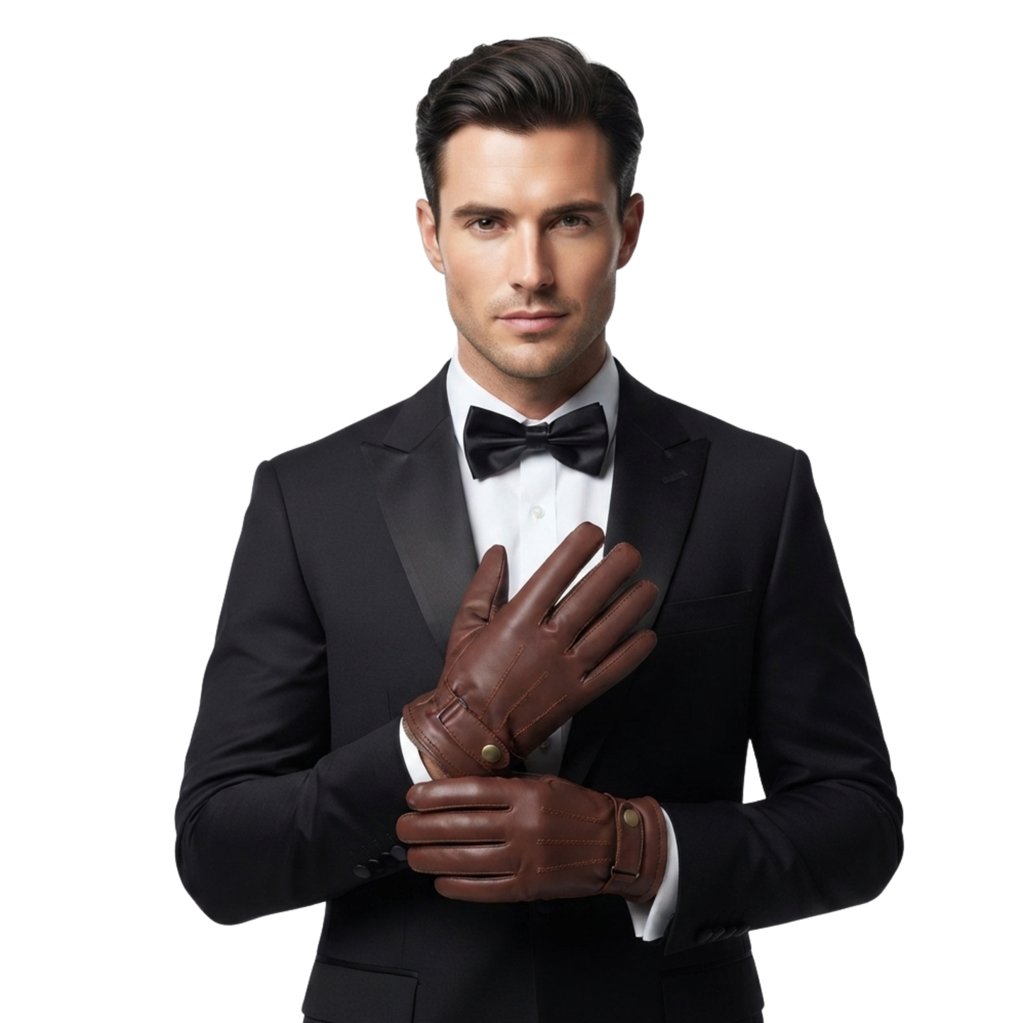 leather gloves – soft sheepskin winter touchscreen gloves for men