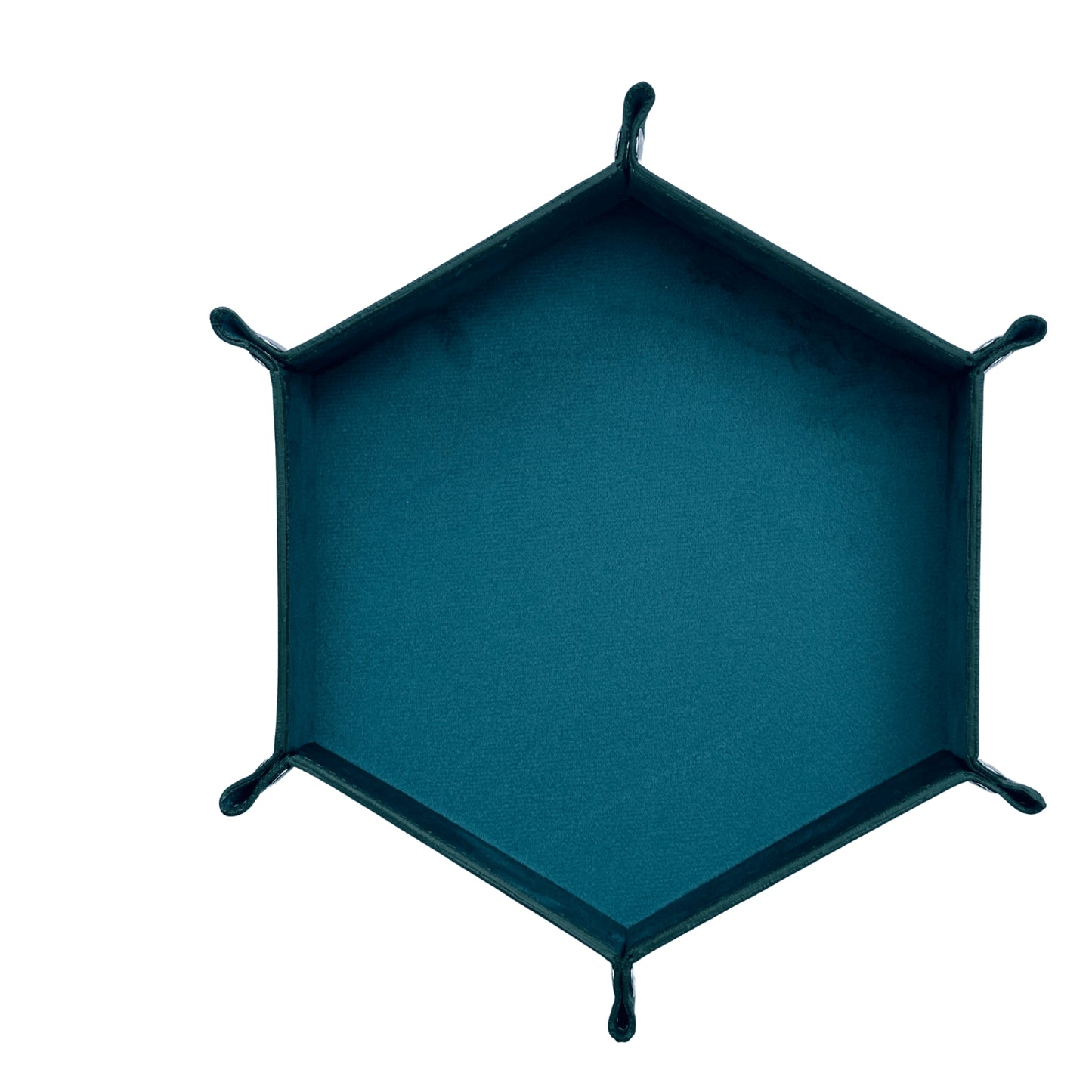 premium genuine leather hexagonal valet tray for modern organisation