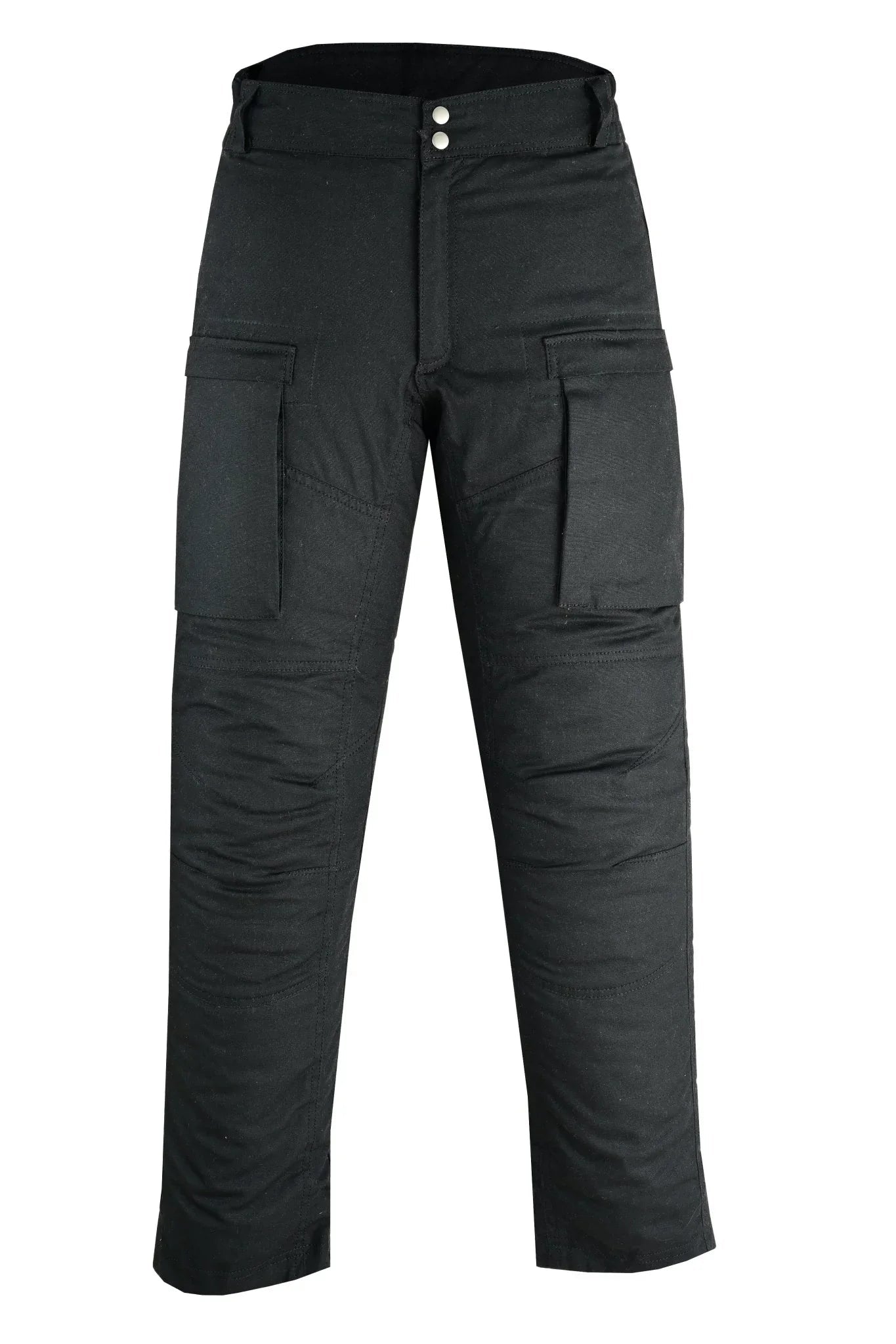 men's cargo trousers | waxed cotton waterproof motorbike pants