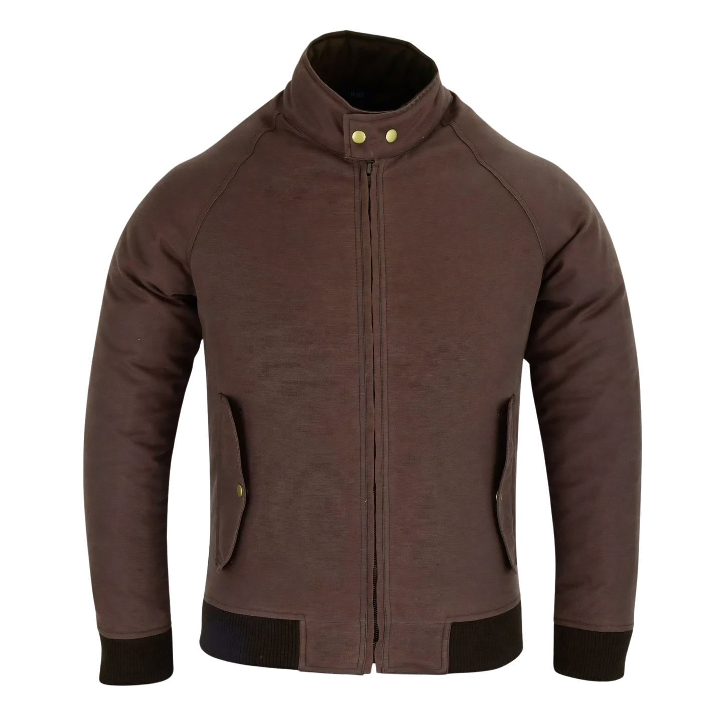 wax cotton armoured bomber jacket for men