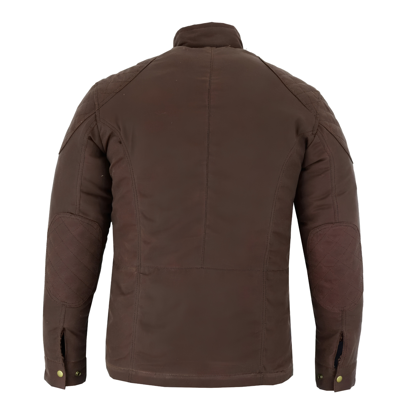 waxed cotton biker jacket – vintage armoured motorcycle coat