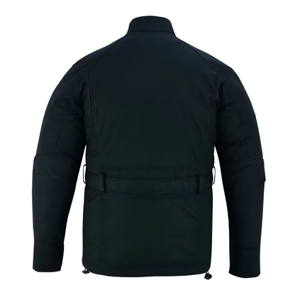 Mens Waterproof Jacket – Wax Cotton Armoured Motorcycle Jacket