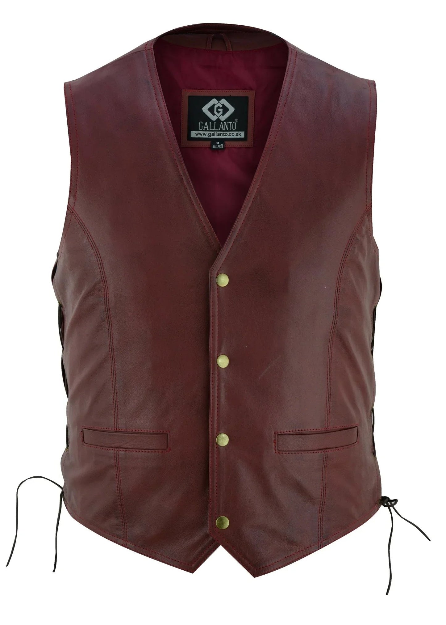 mens designer leather vest for timeless biker fashion style