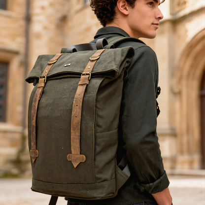 Canvas Rucksack for Travel, Work and Everyday Adventures