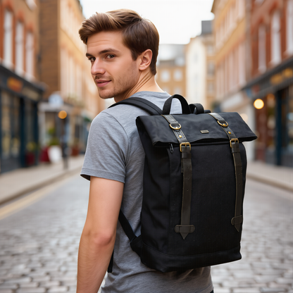 Canvas Rucksack for Travel, Work and Everyday Adventures