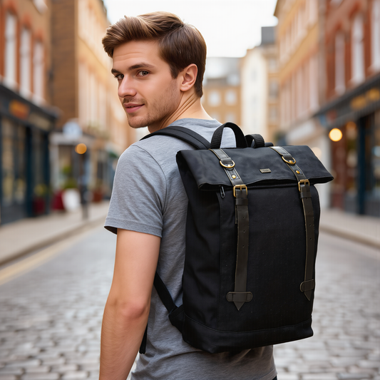 Canvas Rucksack for Travel, Work and Everyday Adventures
