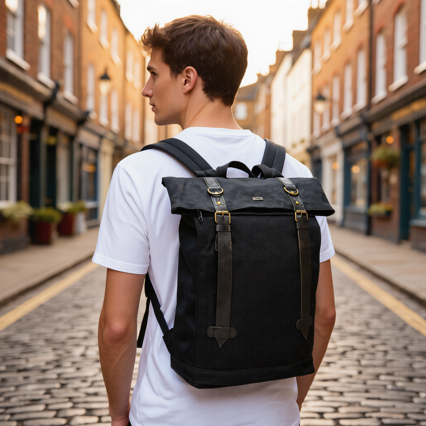 canvas rucksack for travel, work and everyday adventures