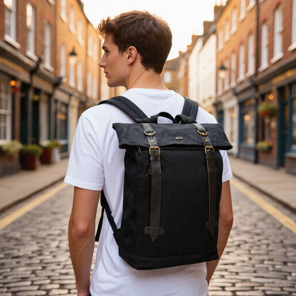 Canvas Rucksack for Travel, Work and Everyday Adventures