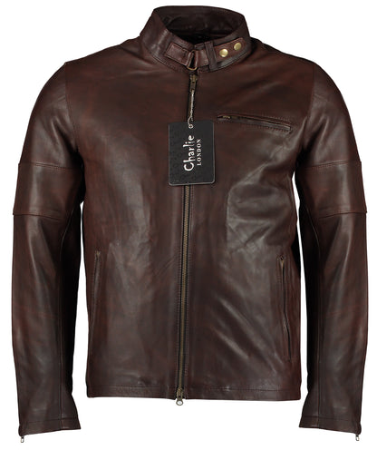 Men's Leather Jackets Daytona Classic Genuine Leather Fashion Jacket