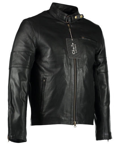 Men's Leather Jackets Daytona Classic Genuine Leather Fashion Jacket