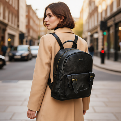 Travel Rucksack – Premium Genuine Leather Laptop Backpack