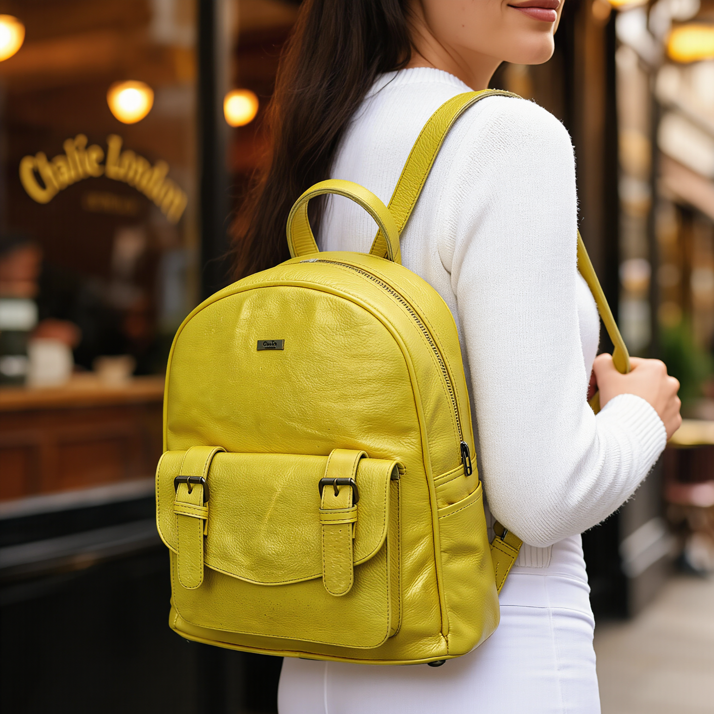 travel rucksack – premium genuine leather laptop backpack