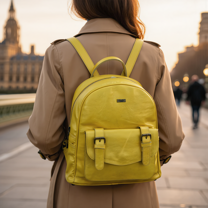 Travel Rucksack – Premium Genuine Leather Laptop Backpack
