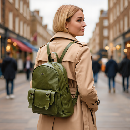 Travel Rucksack – Premium Genuine Leather Laptop Backpack