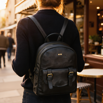 Travel Rucksack – Premium Genuine Leather Laptop Backpack
