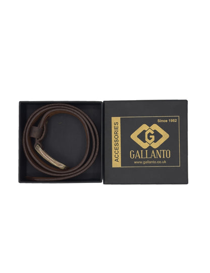 A Classic Plain Leather Belt for Men-Everyday Style and Comfort